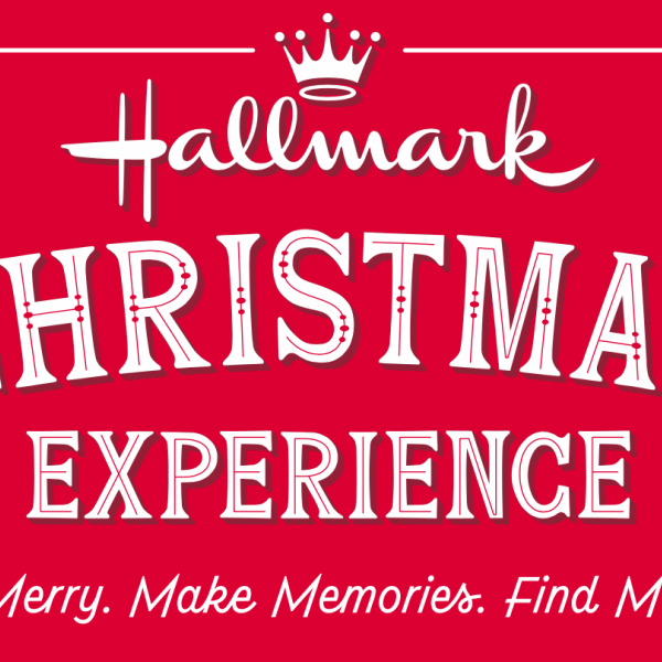 Hallmark Christmas Experence Logo White Type on Red
