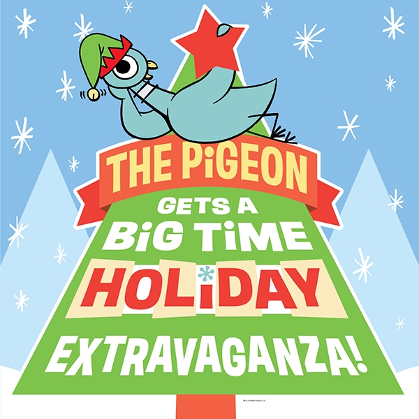 Pigeon in Santa Hat